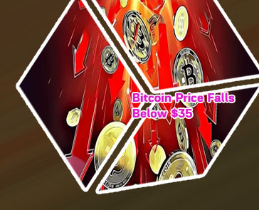 Cryptocurrency falling